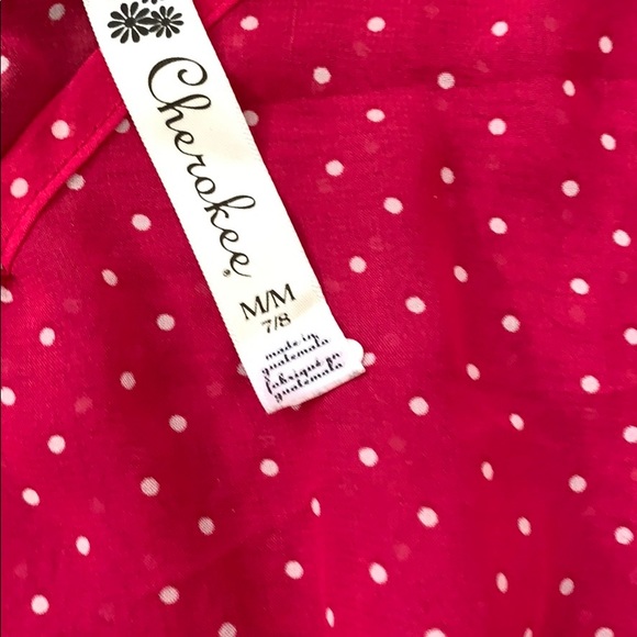 (4) CHEROKEE SPRING CHIFFON TOPS 6/7 & 7/8 - Picture 7 of 7